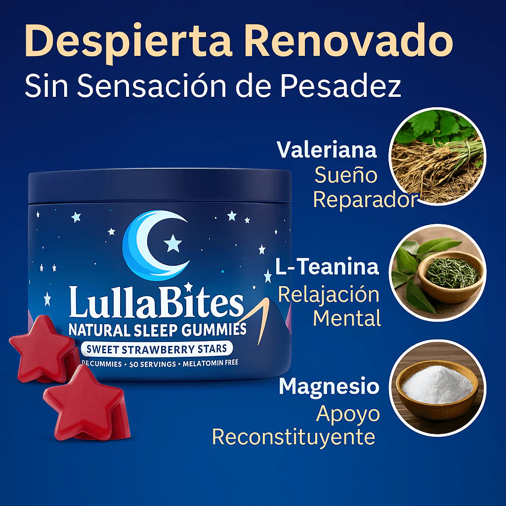 Gomas Naturais Para Dormir Lullabites