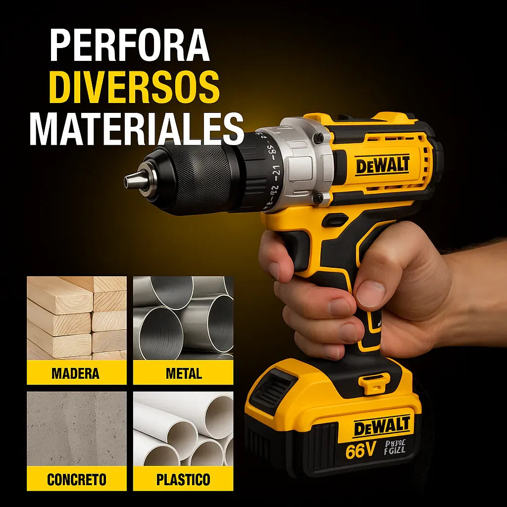 Taladro inalámbrico de 68 voltios full